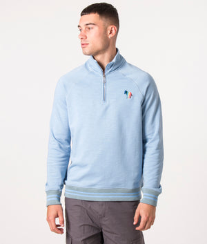 Quarter-Zip-Broad-Stripe-Zebra-Sweatshirt-Light-Blue-PS-Paul-Smith-EQVVS