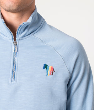 Quarter-Zip-Broad-Stripe-Zebra-Sweatshirt-Light-Blue-PS-Paul-Smith-EQVVS