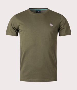 Zebra-Logo-T-Shirt-Military-Green-PS-Paul-Smith-EQVVS