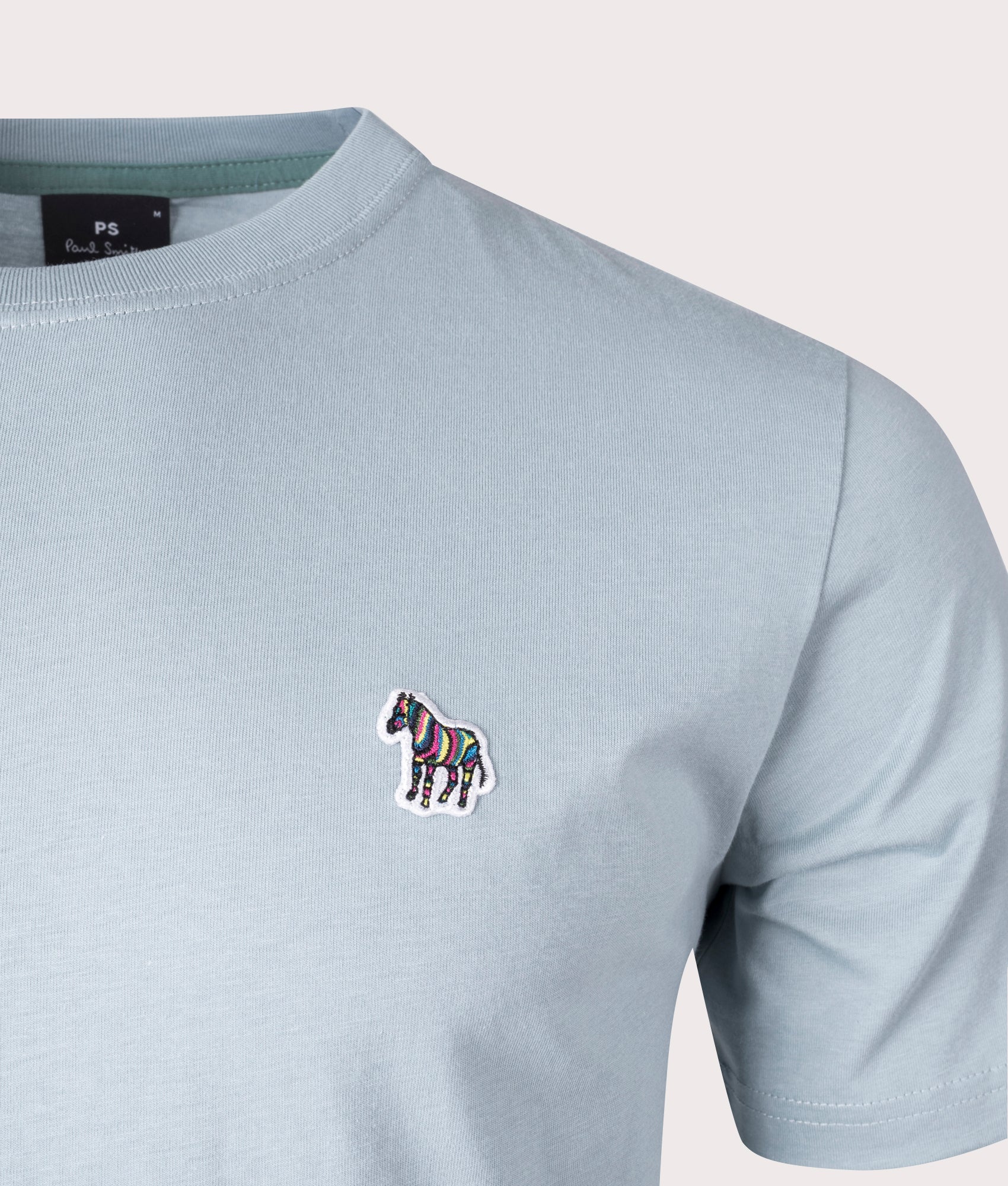 Zebra-Logo-T-Shirt-Greyish-Blue-PS-Paul-Smith-EQVVS