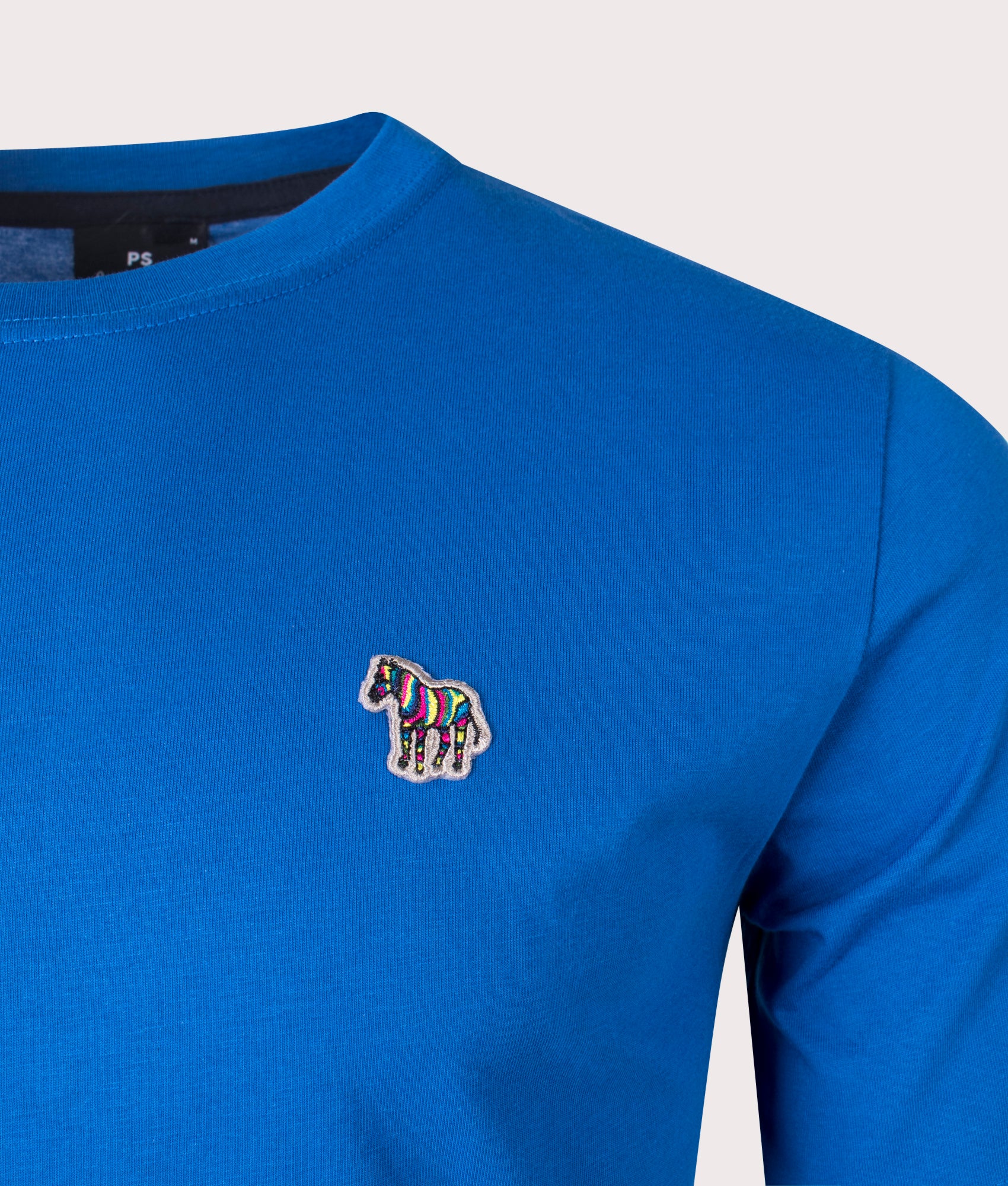 Zebra-Logo-T-Shirt-Cobalt-Blue-PS-Paul-Smith-EQVVS
