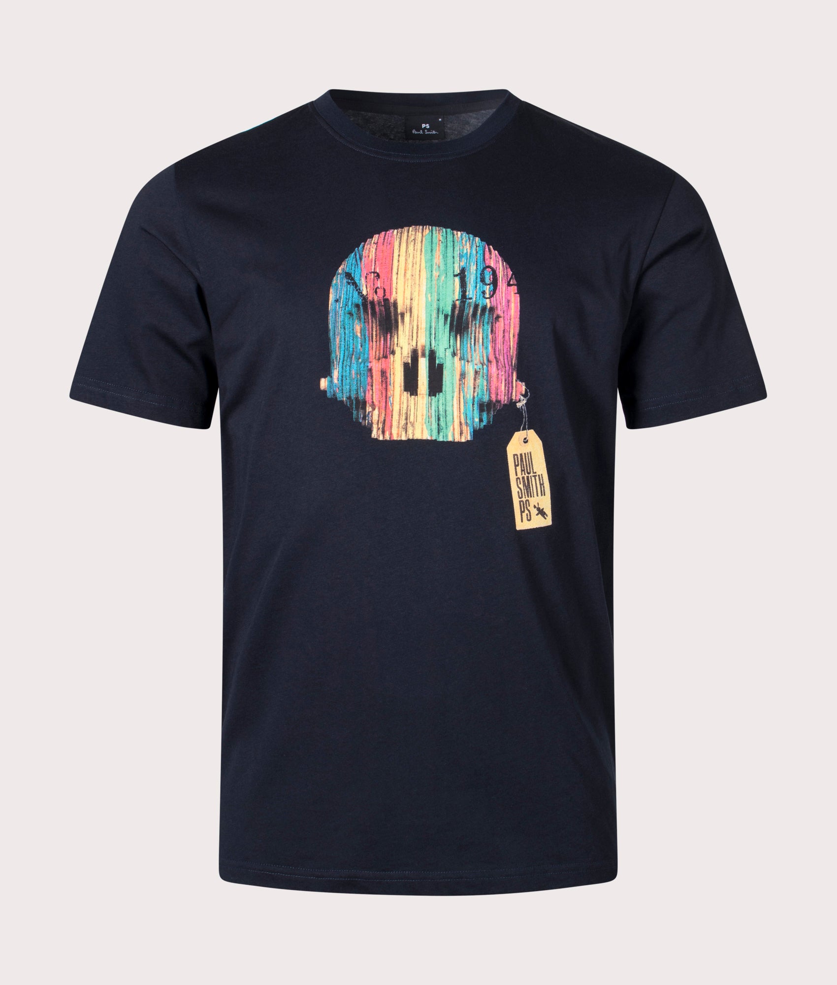 Wooden-Skull-T-Shirt-Very-Dark-Navy-PS-Paul-Smith-EQVVS