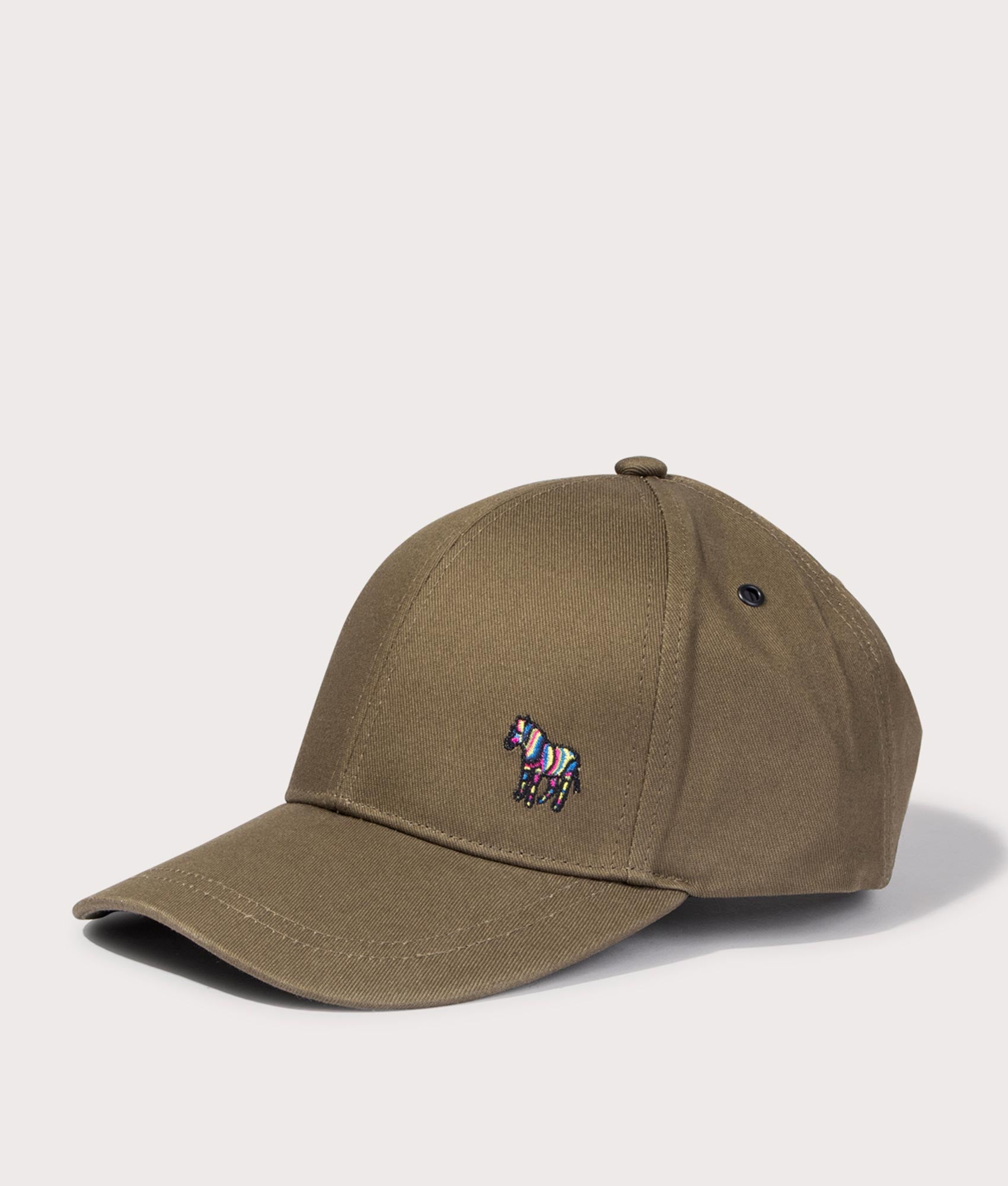 Sports-Stripe-Zebra-Logo-Cap-Military-Green-PS-Paul-Smith-EQVVS