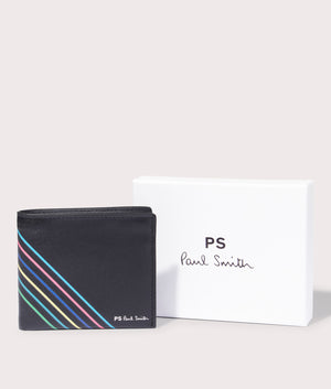 Leather-'Sports-Stripe'-Billfold-Wallet-79-Black-PS-Paul-Smith-EQVVS