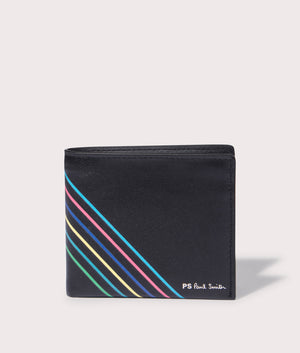 Leather-'Sports-Stripe'-Billfold-Wallet-79-Black-PS-Paul-Smith-EQVVS