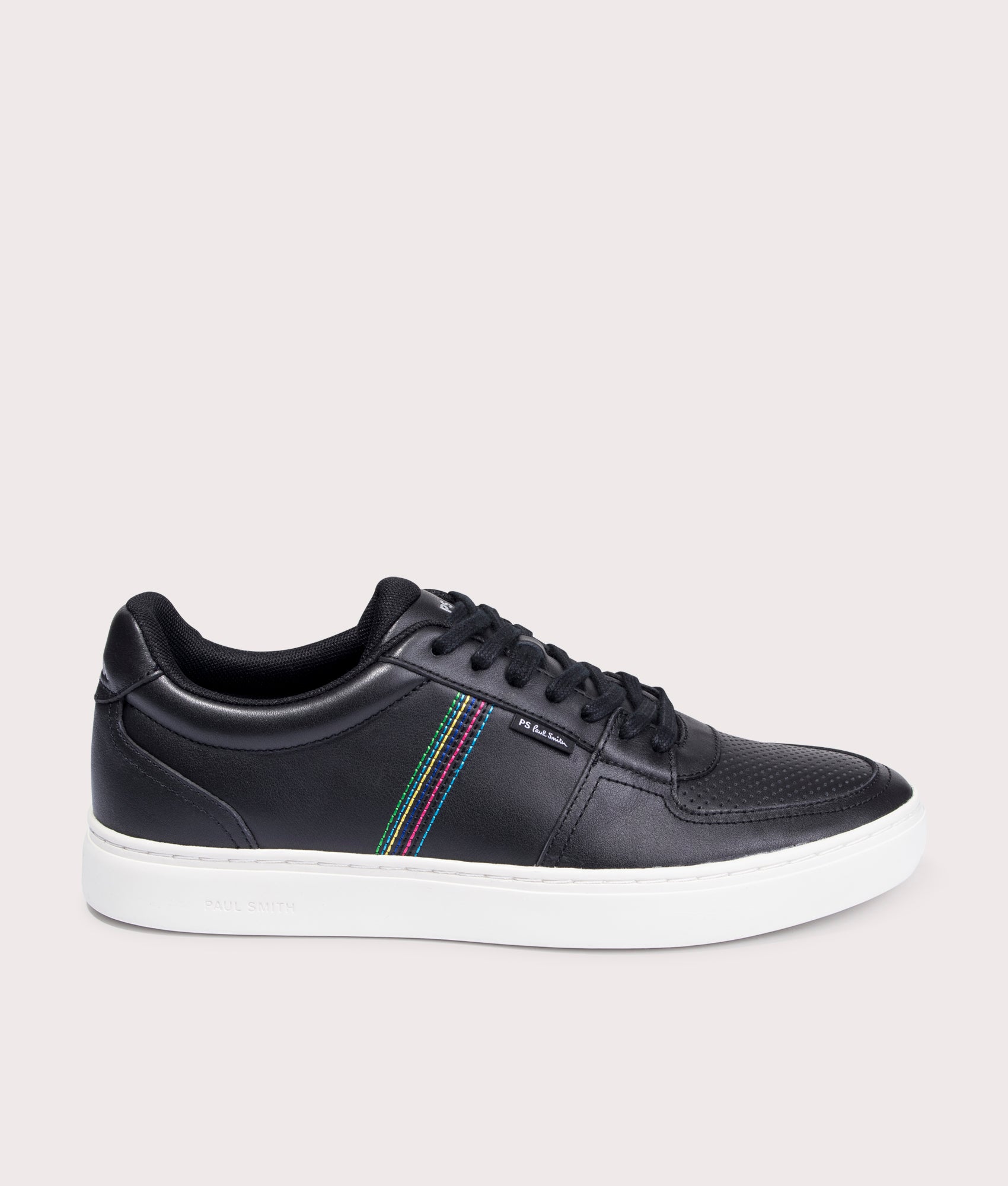 Margate Leather Trainers Black | PS Paul Smith | EQVVS