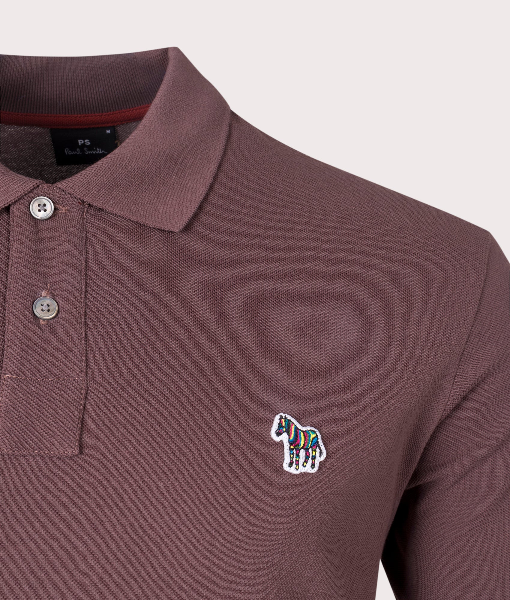 Zebra-Motif-Polo-Shirt-Light-Purple-PS-Paul-Smith-EQVVS