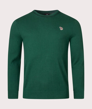 Twin-Stripe-Zebra-Logo-Jumper-Bottle-Green-PS-Paul-Smith-EQVVS