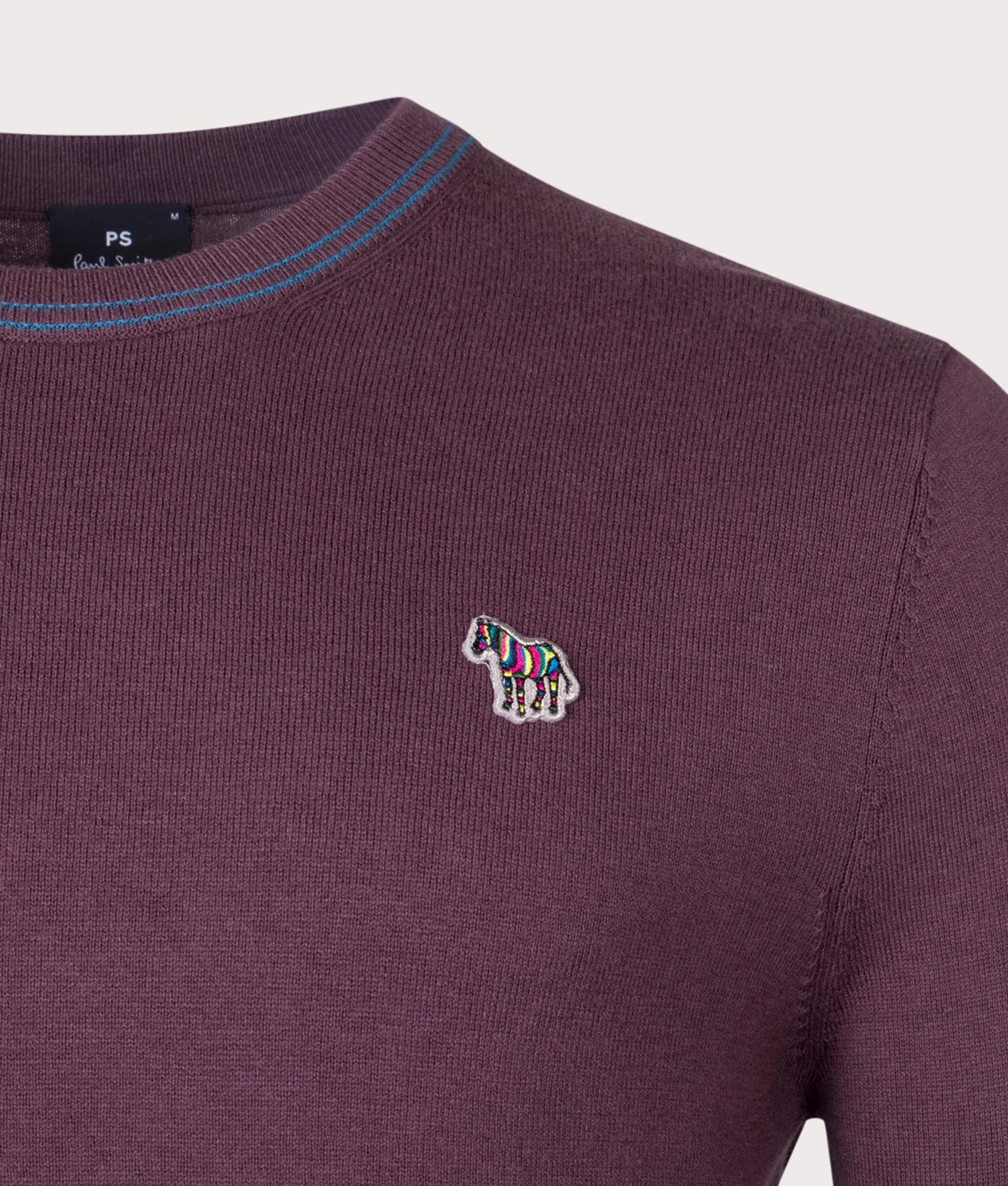 Twin-Stripe-Zebra-Logo-Jumper-Light-Purple-PS-Paul-Smith-EQVVS