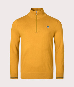 Quarter-Zip-Zebra-Bad-Ochre-Sweatshirt-PS-Paul-Smith-EQVVS