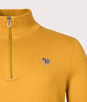 Quarter-Zip-Zebra-Bad-Ochre-Sweatshirt-PS-Paul-Smith-EQVVS