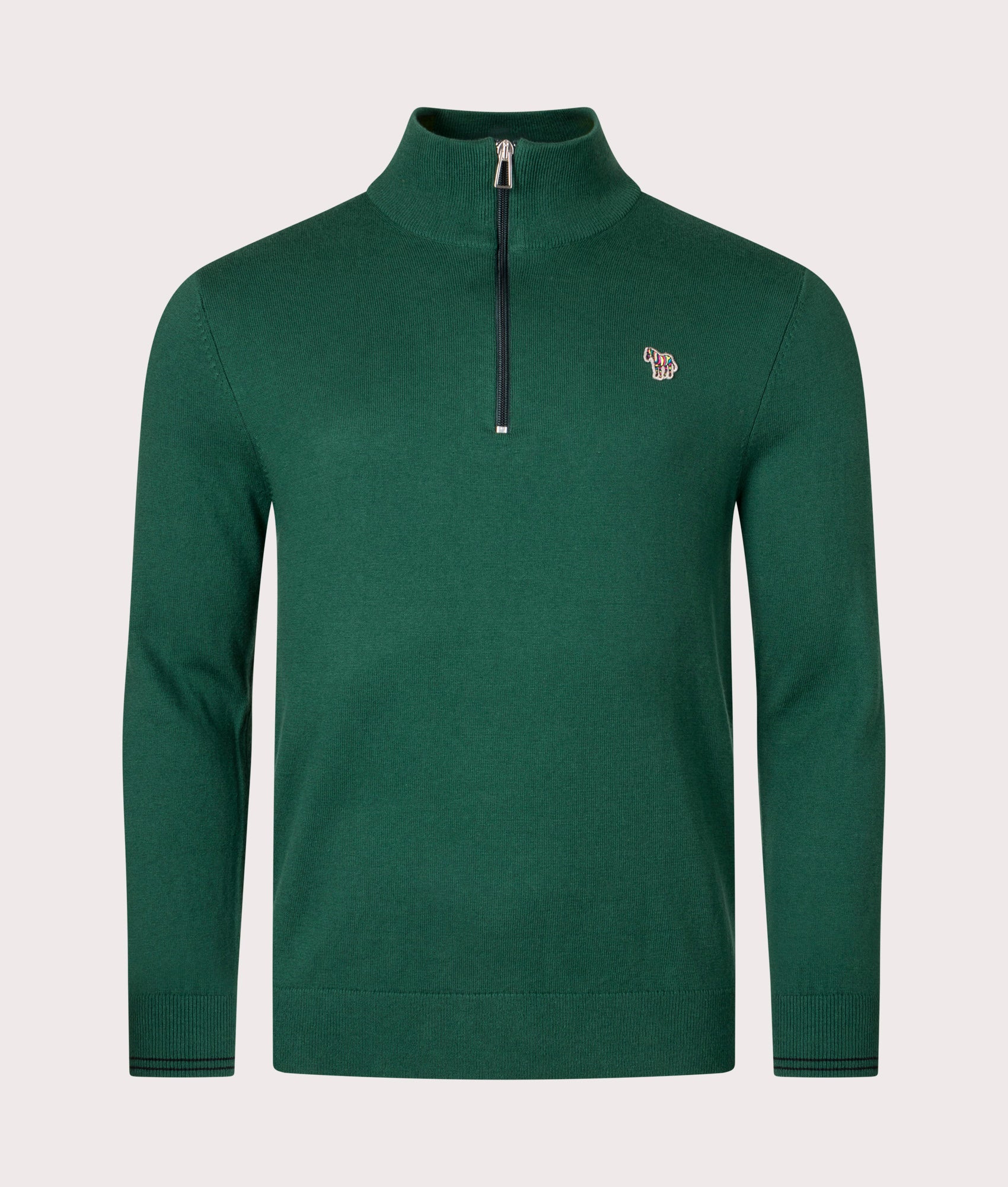 Quarter-Zip-Zebra-Bad-Bottle-Green-Sweatshirt-PS-Paul-Smith-EQVVS
