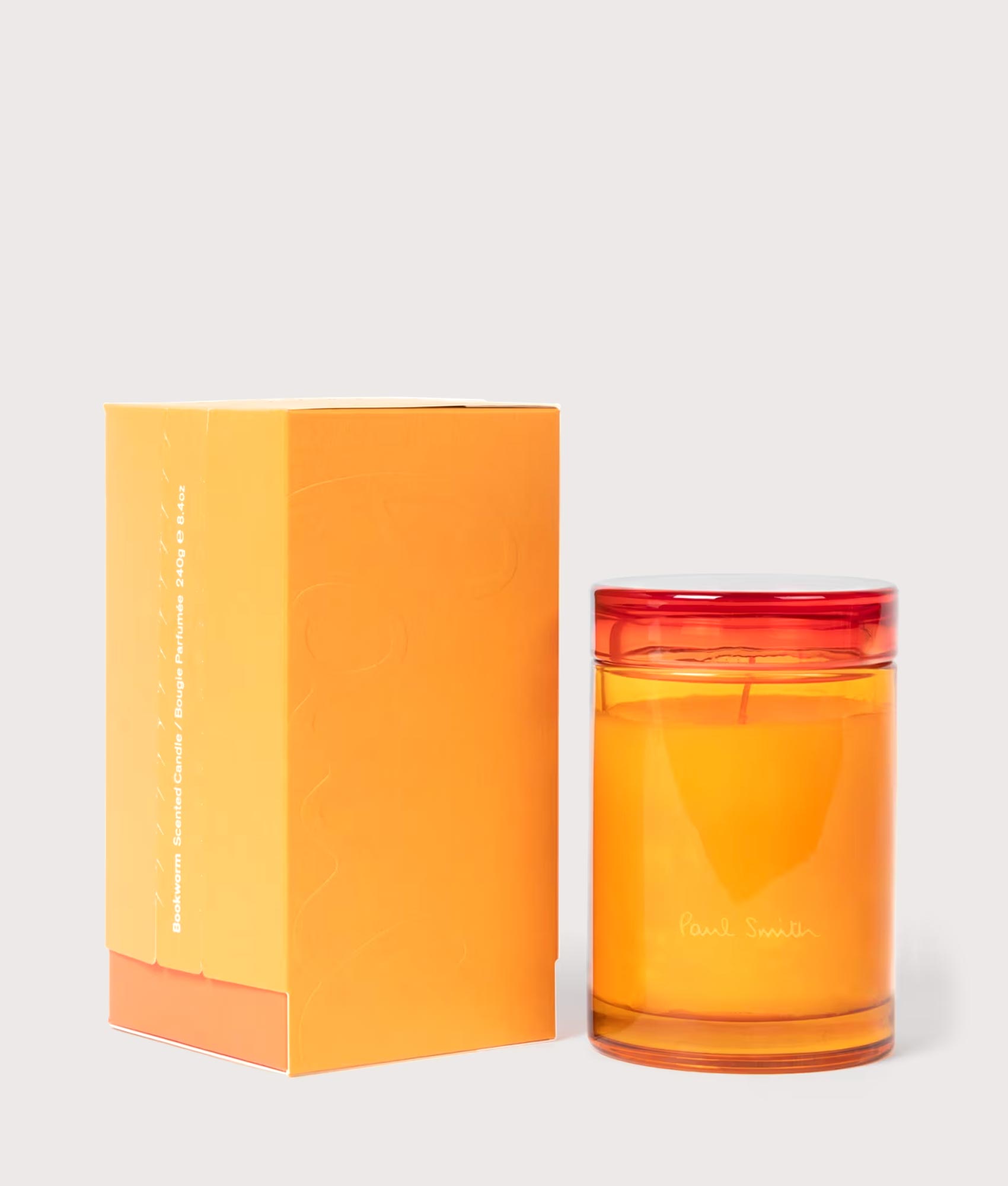 PS Paul Smith Bookworm Candle at EQVVS Menswear. Product and box shot.