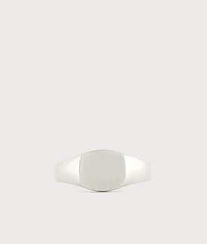 Serge DeNimes, Silver Signet Ring, Eqvvs Menswear, front shot