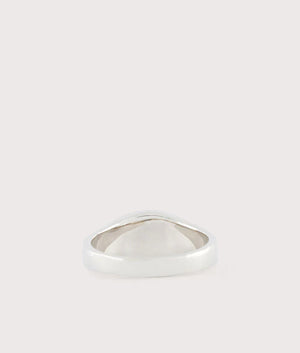Serge DeNimes, Silver Signet Ring, Eqvvs Menswear, back shot
