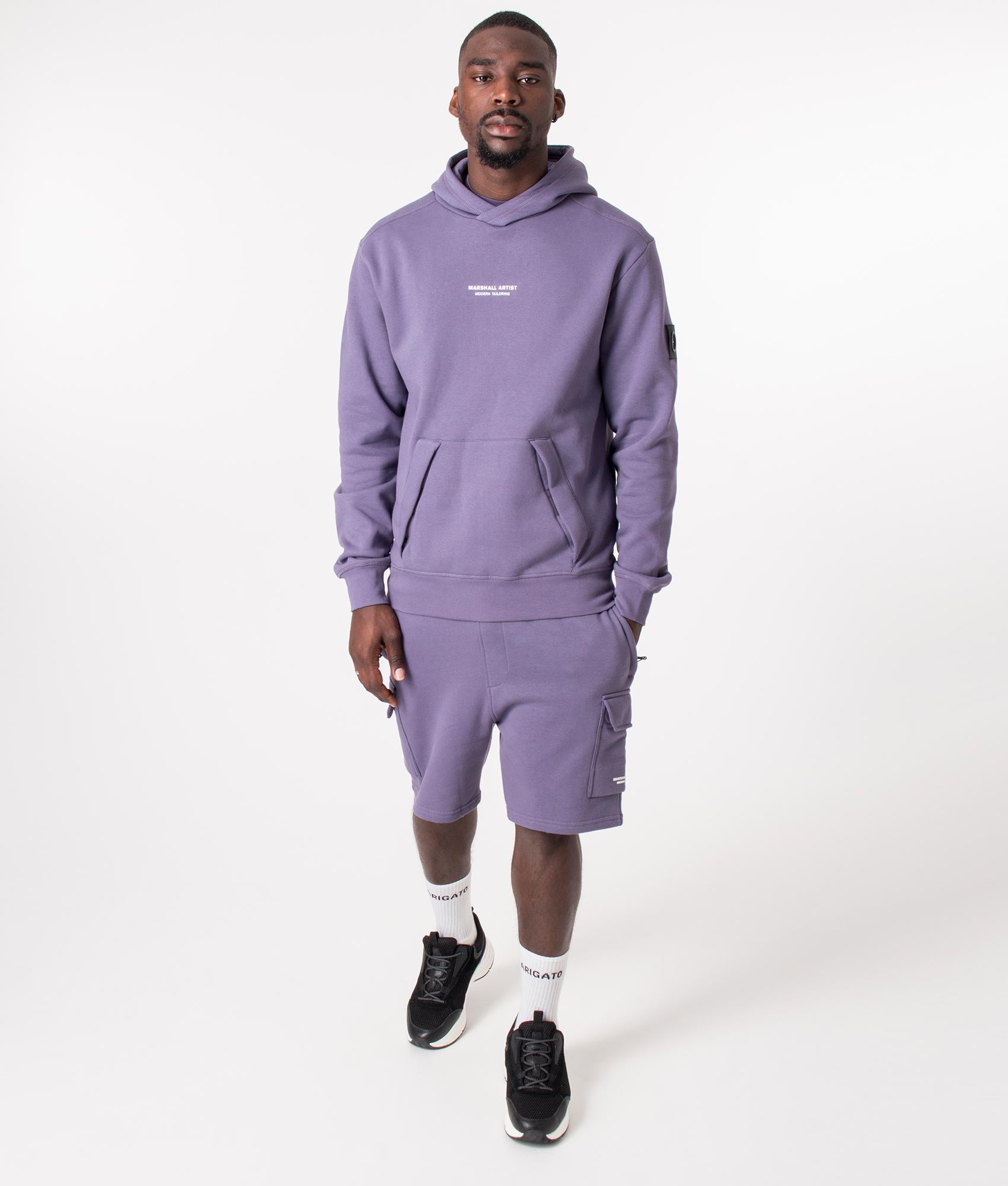 Regular-Fit-Siren-Cargo-Sweat-Shorts-Heather-Marshall-Artist-EQVVS