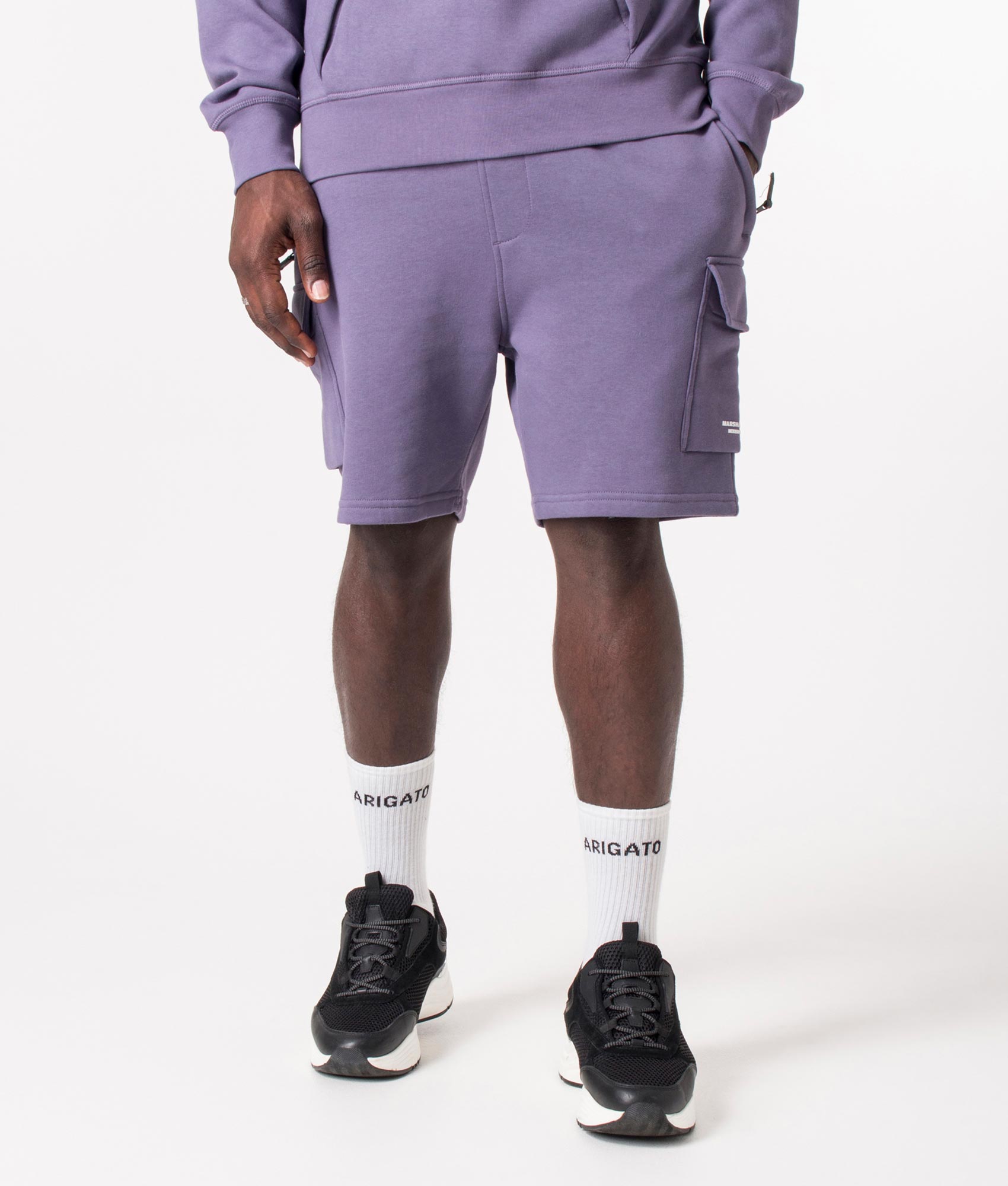 Regular-Fit-Siren-Cargo-Sweat-Shorts-Heather-Marshall-Artist-EQVVS