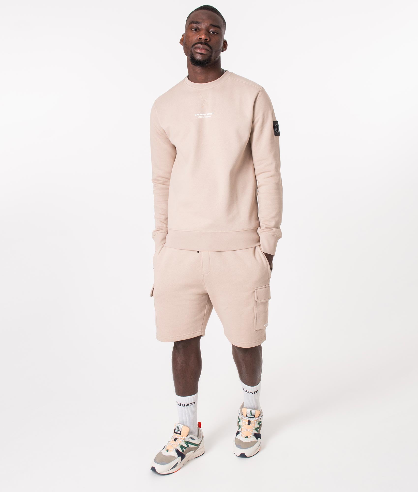 Siren-Crew-Neck-Sweatshirt-Sandstone-Marshall-Artist-EQVVS 