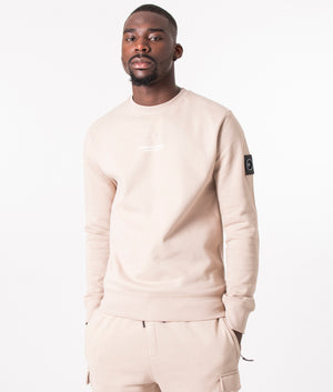 Siren-Crew-Neck-Sweatshirt-Sandstone-Marshall-Artist-EQVVS 