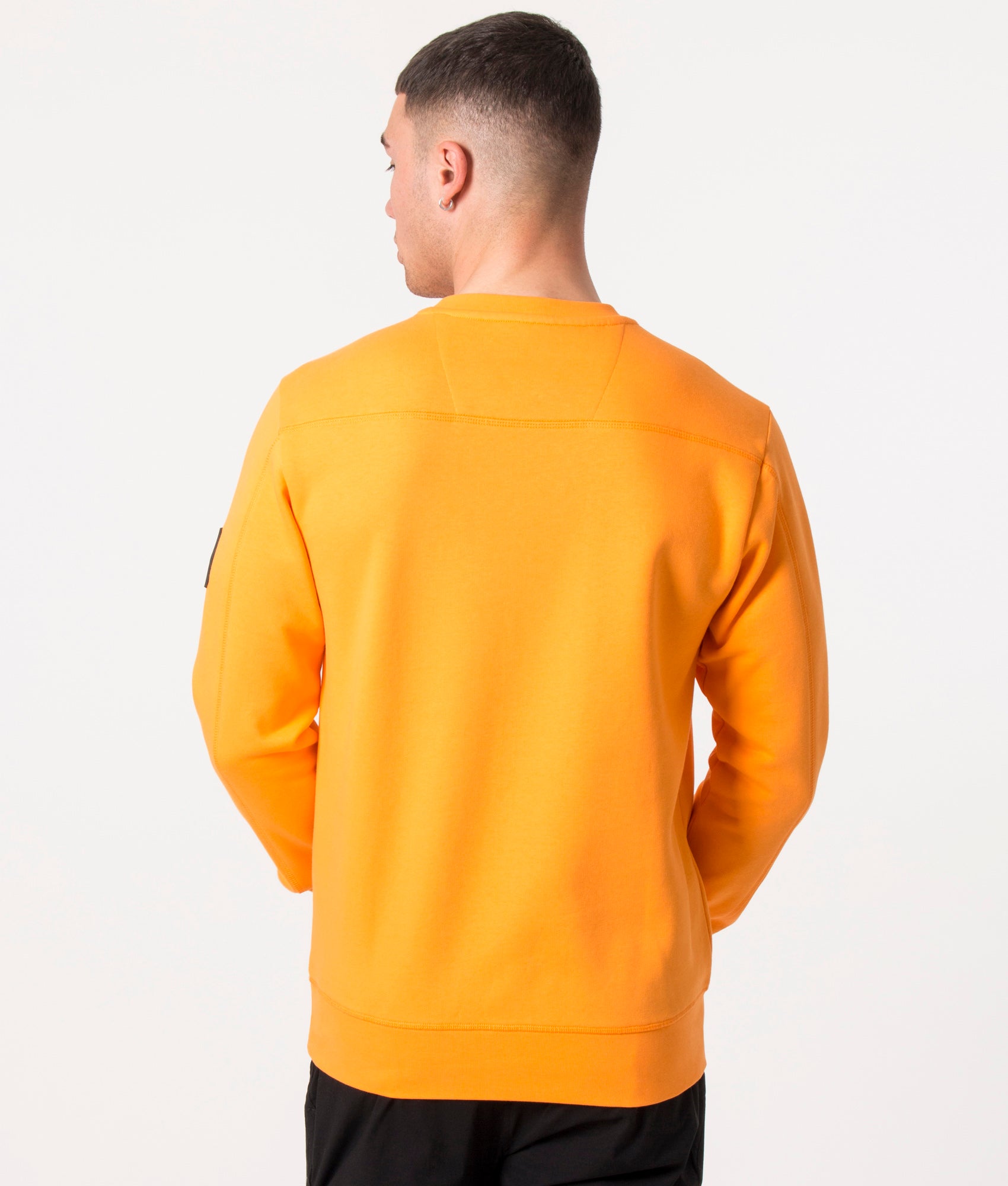 Siren-Crew-Neck-Sweatshirt-Lumo-Orange-Marshall-Artist-EQVVS 
