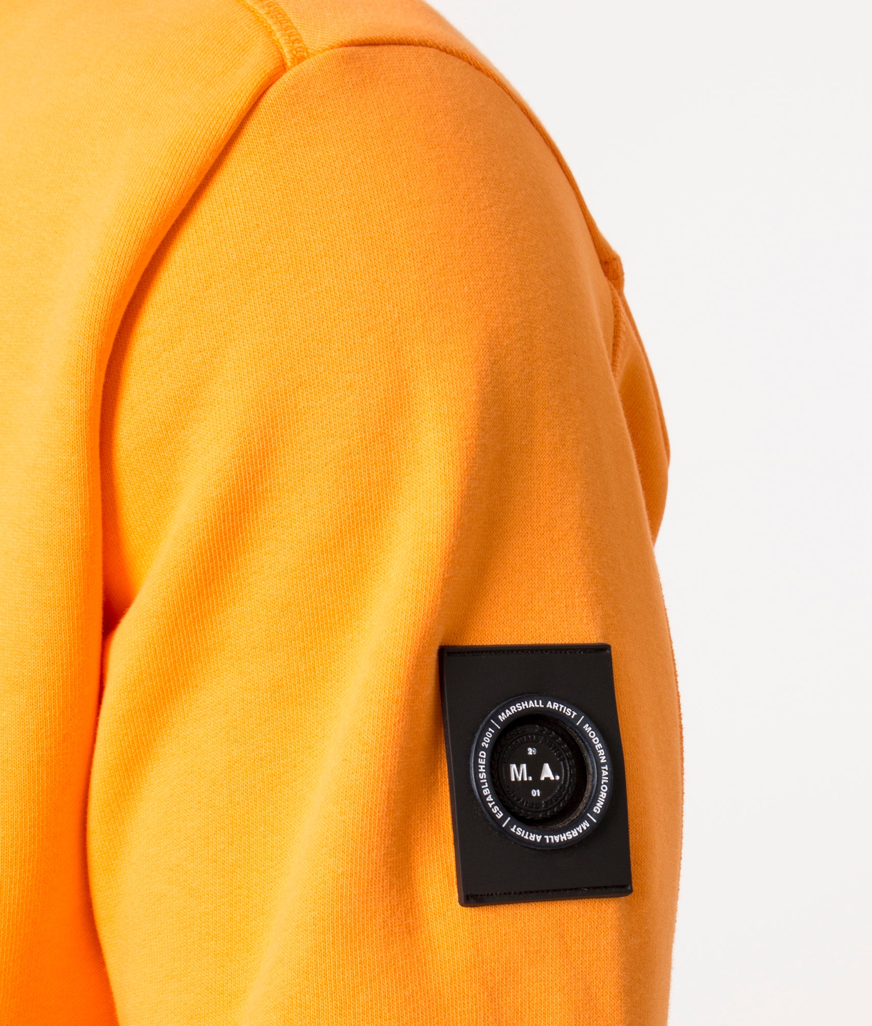 Siren-Crew-Neck-Sweatshirt-Lumo-Orange-Marshall-Artist-EQVVS 