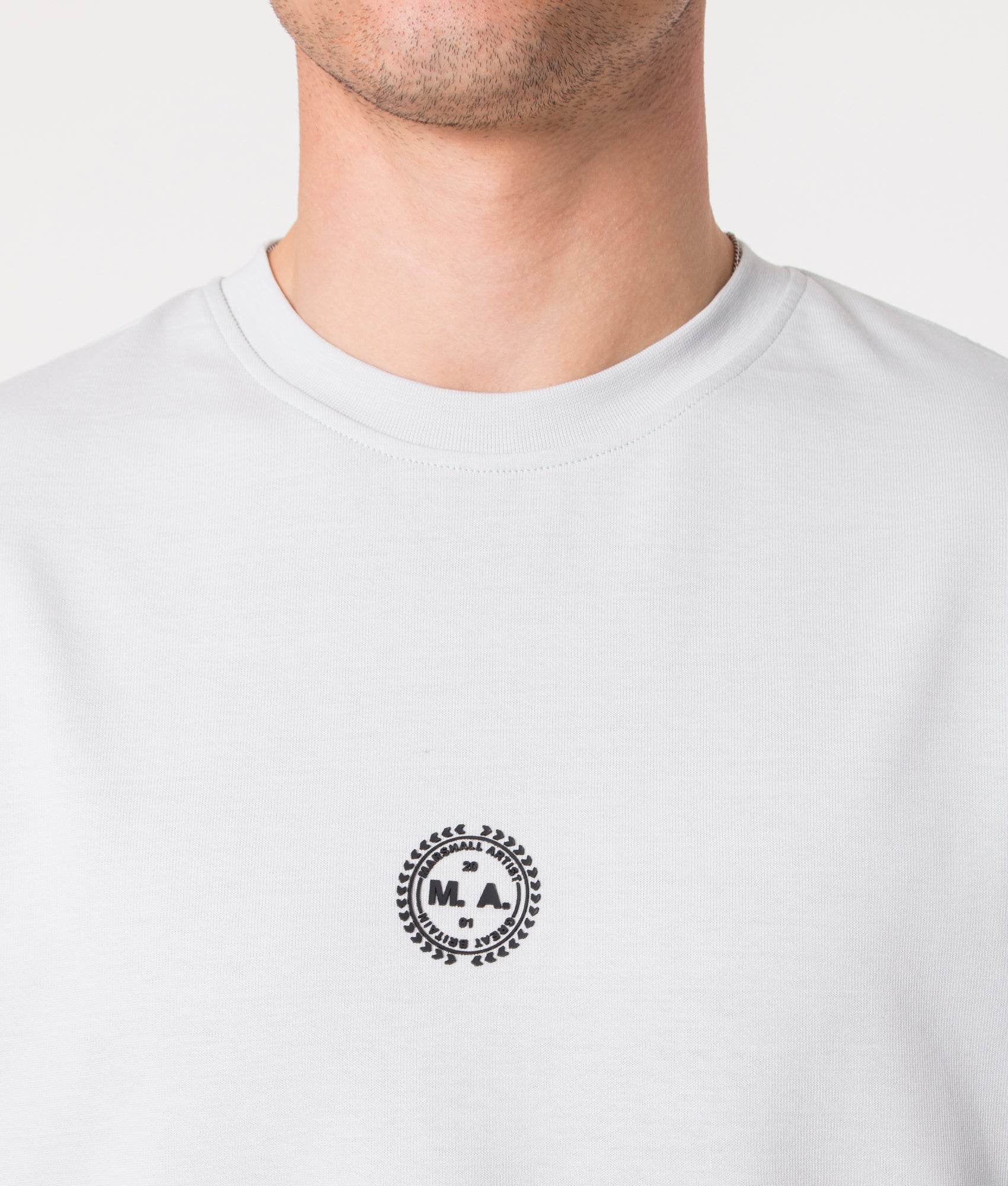 Colourblock-Porta-T-Shirt-Dolphin-Grey-Marshall-Artist-EQVVS
