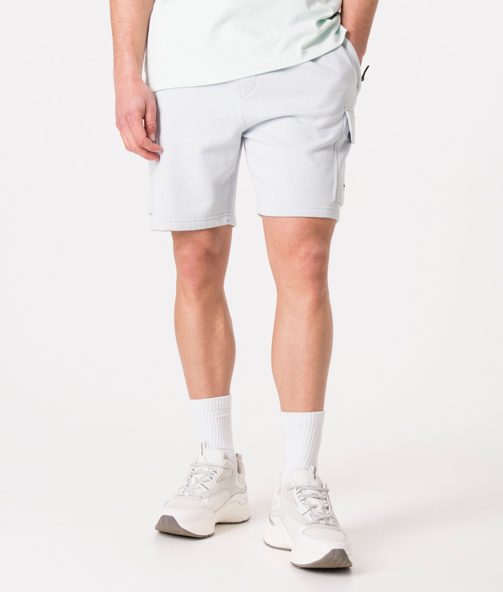 Regular-Fit-Siren-Cargo-Sweat-Shorts-Dolphin-Grey-Marshall-Artist-EQVVS