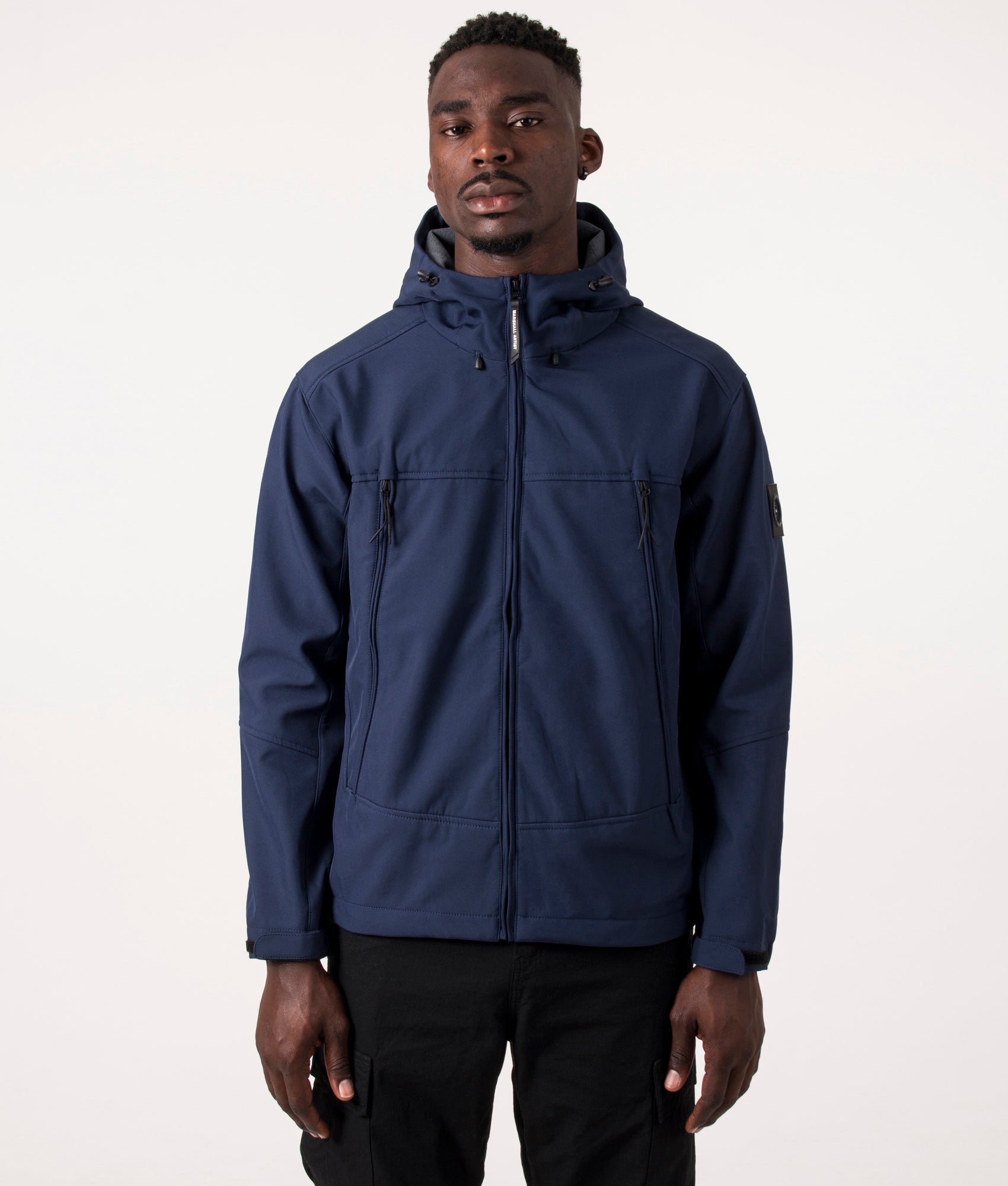 Softshell-Jacket-French-Navy-Marshall-Artist-EQVVS