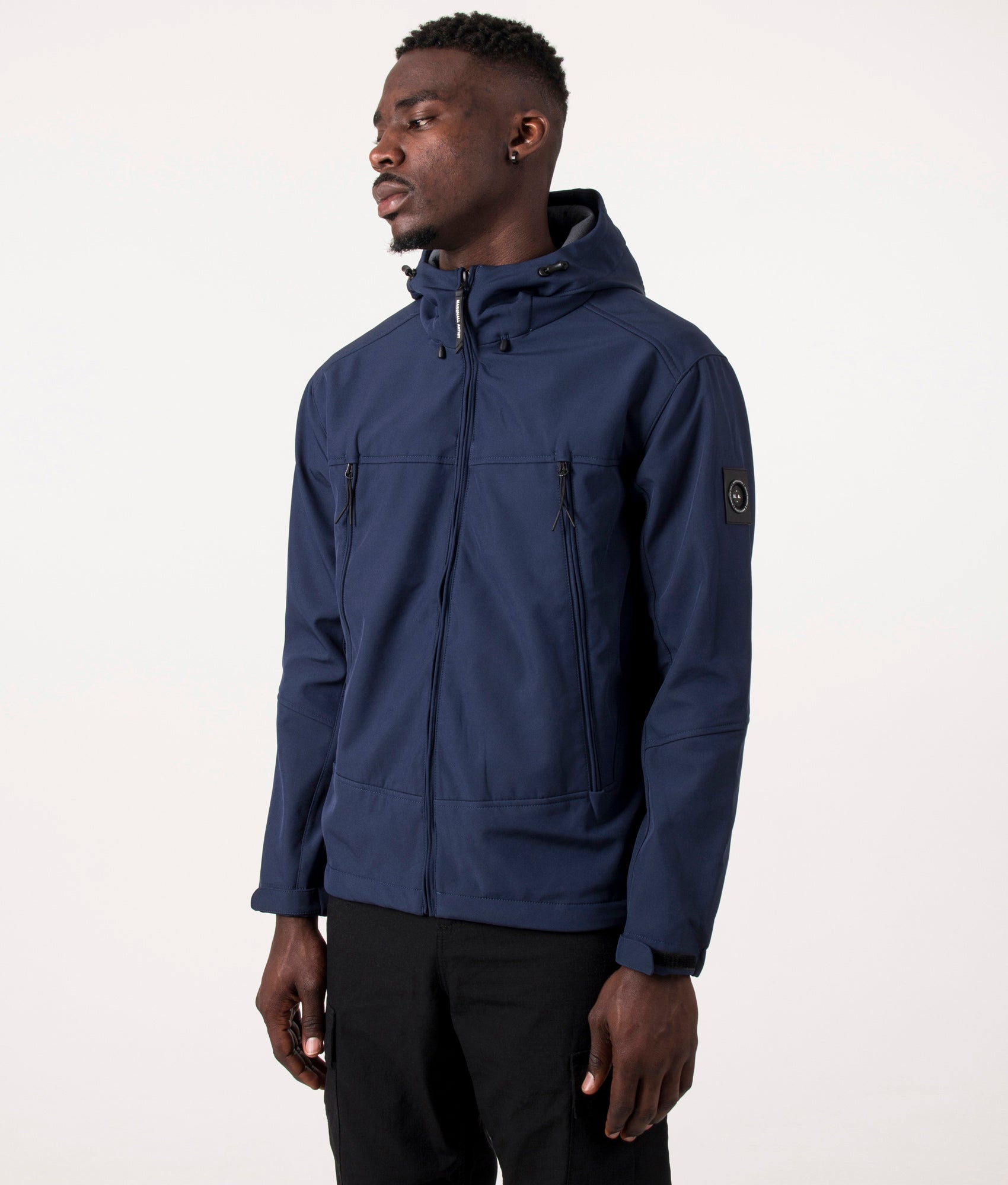 Softshell-Jacket-French-Navy-Marshall-Artist-EQVVS