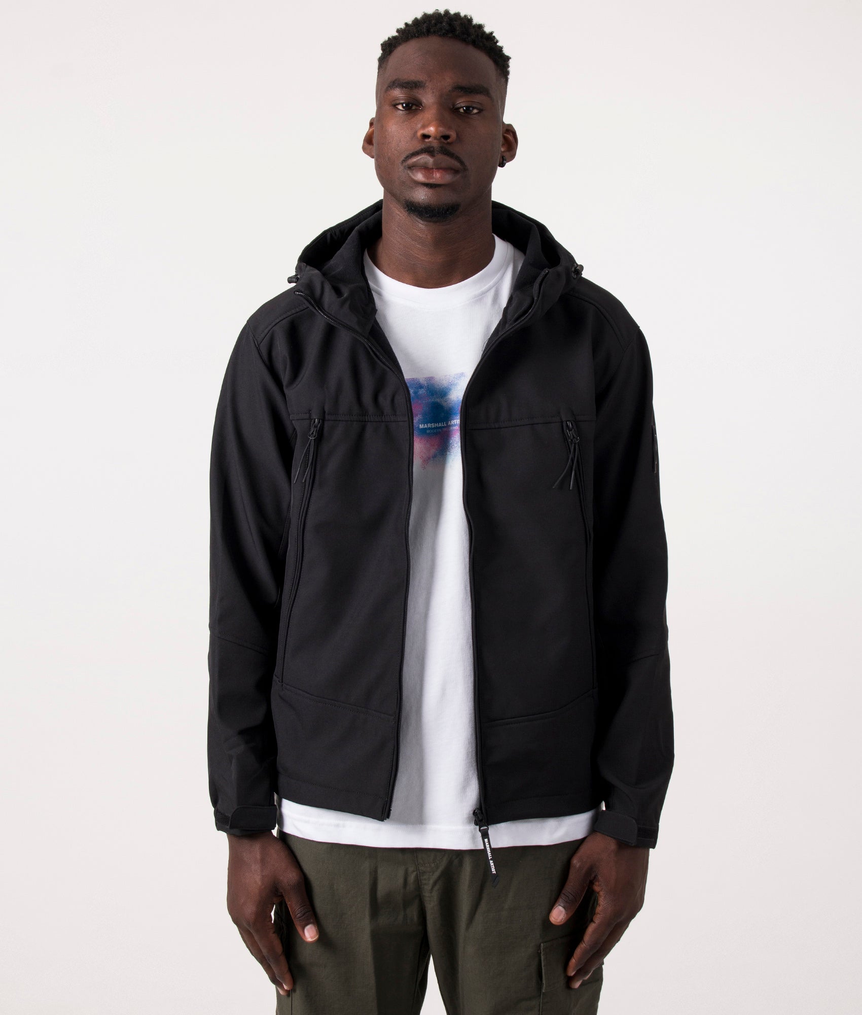 Softshell-Jacket-Black-Marshall-Artist-EQVVS