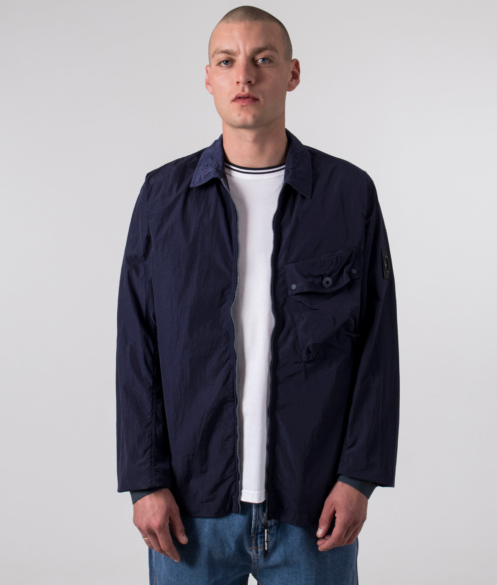 Krinkle-Nylon-Pocket-Overshirt-Navy-Marshall-Artist-EQVVS