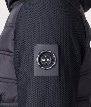 Hybrid-Softshell-Jacket-Black-Marshall-Artist-EQVVS-Detail-Image