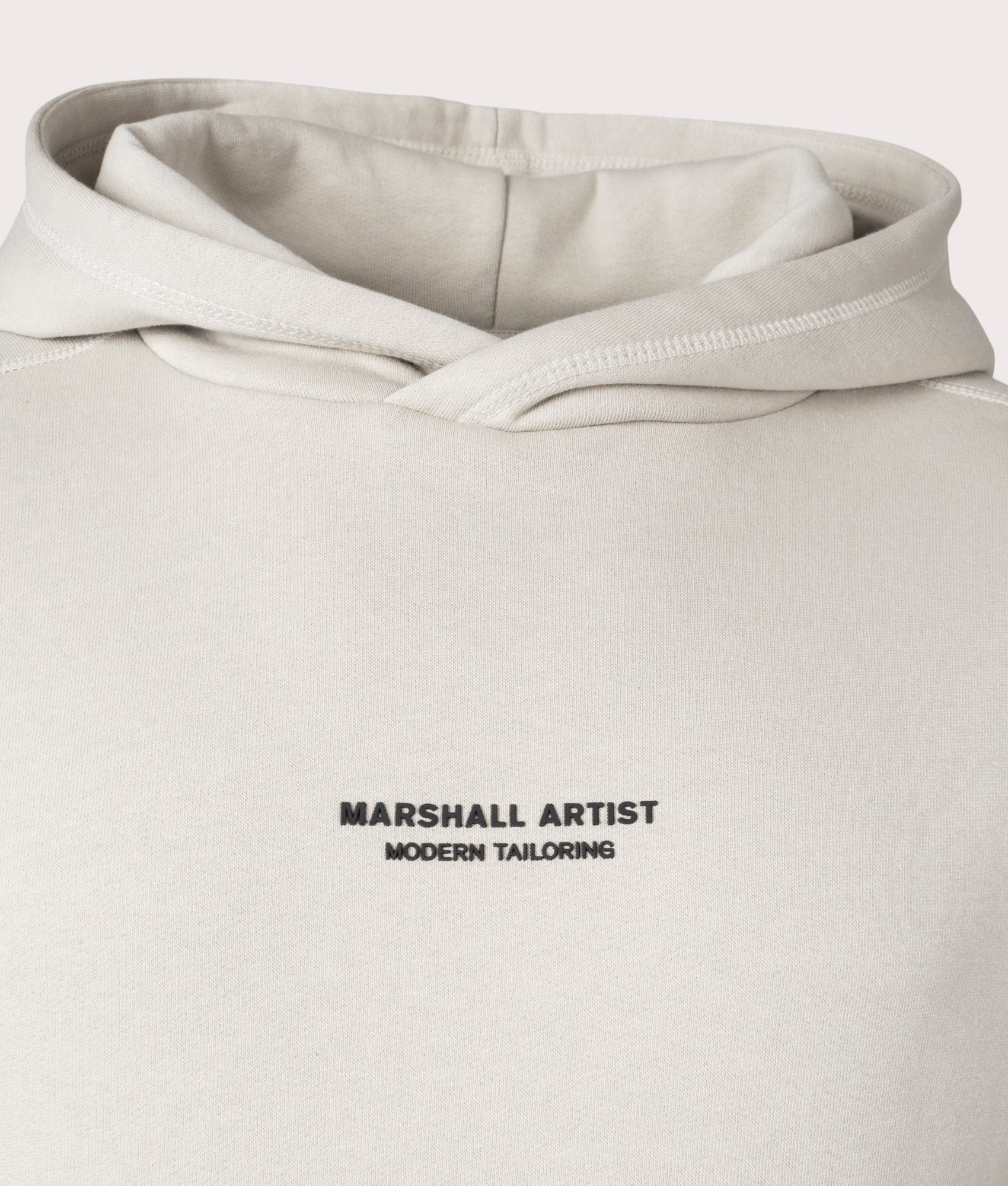 Relaxed-Fit-Siren-Overhead-Hoodie-Stone-Marshall-Artist-EQVVS-Detail-Image