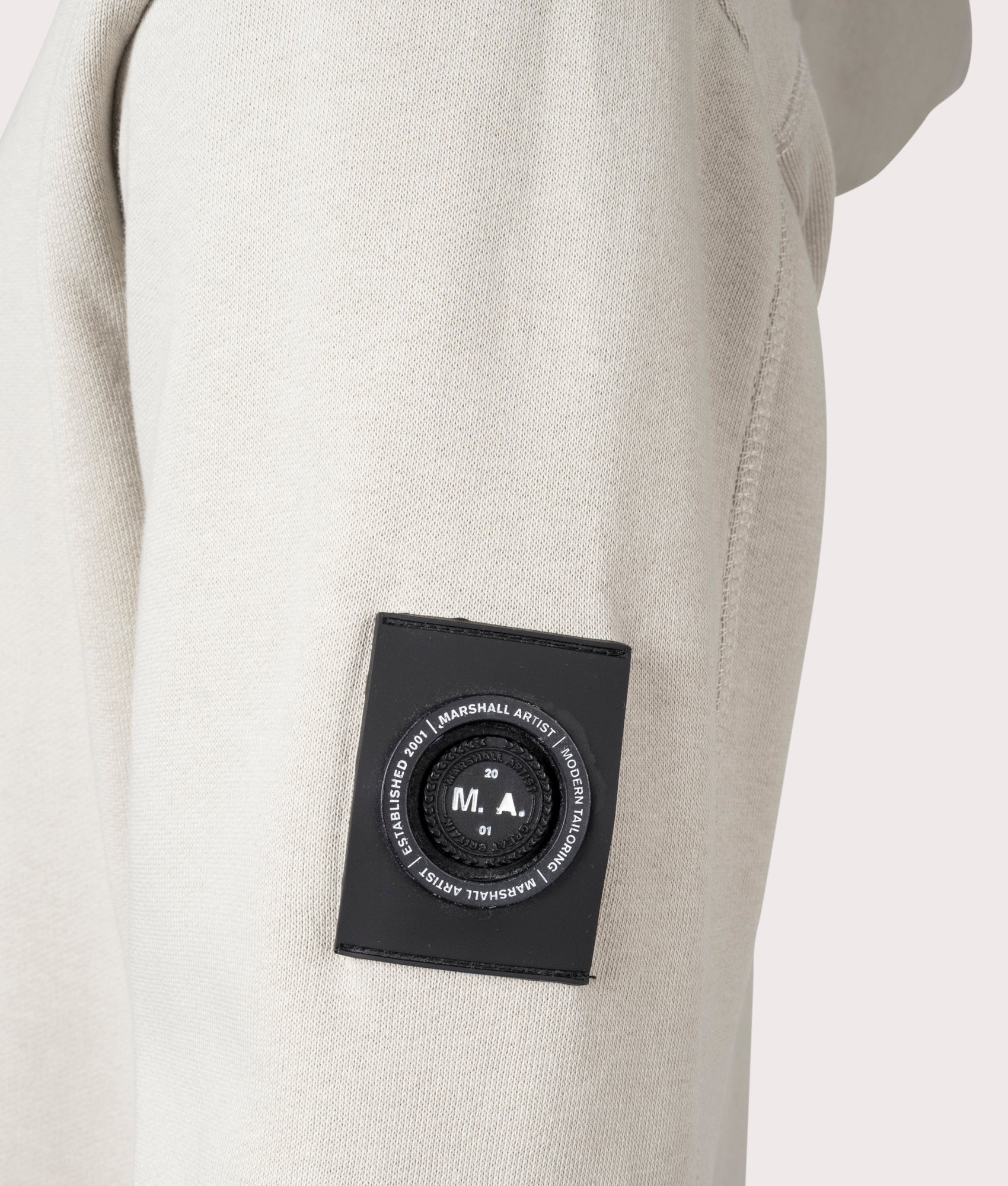 Relaxed-Fit-Siren-Overhead-Hoodie-Stone-Marshall-Artist-EQVVS-Detail-Image