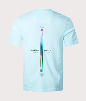 Relaxed-Fit-Slipstream-T-Shirt-Cyan-Marshall-Artist-EQVVS
