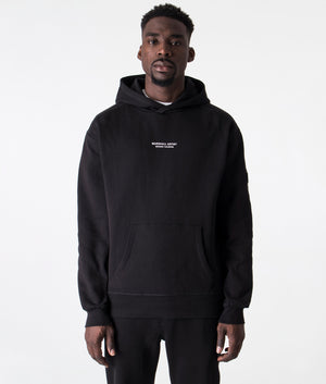 Relaxed-Fit-Siren-Overhead-Hoodie-001-Black-Marshall-Artist-EQVVS
