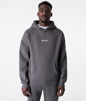 Relaxed-Fit-Siren-Overhead-Hoodie-066-Gull-Grey-Marshall-Artist-EQVVS-Front-Image