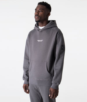 Relaxed-Fit-Siren-Overhead-Hoodie-066-Gull-Grey-Marshall-Artist-EQVVS0-Side-Image