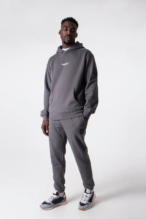 Relaxed-Fit-Siren-Overhead-Hoodie-066-Gull-Grey-Marshall-Artist-EQVVS-Outfit-Image