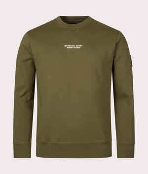 Relaxed-Fit-Siren-Crew-Neck-Sweatshirt-Bronze-Marshall-Artist-EQVVS-Front-Image