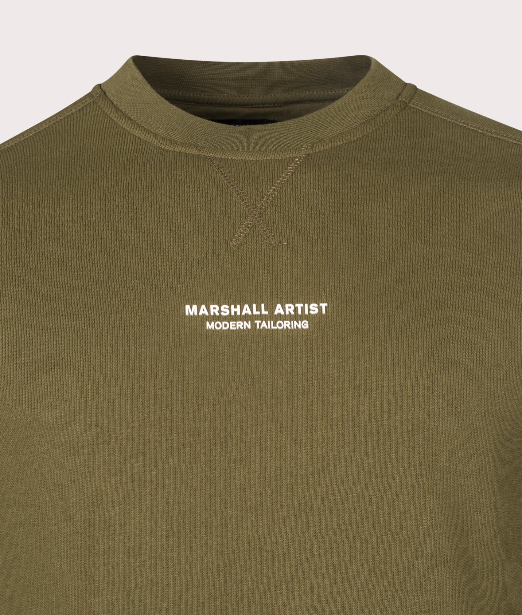 Relaxed-Fit-Siren-Crew-Neck-Sweatshirt-Bronze-Marshall-Artist-EQVVS-Detail-Image