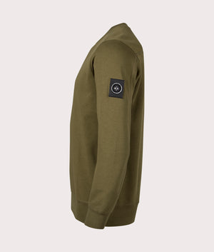 Relaxed-Fit-Siren-Crew-Neck-Sweatshirt-Bronze-Marshall-Artist-EQVVS-Side-Image