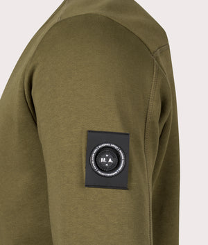 Relaxed-Fit-Siren-Crew-Neck-Sweatshirt-Bronze-Marshall-Artist-EQVVS-Detail-Image