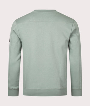 Relaxed-Fit-Siren-Crew-Neck-Sweatshirt-Oxide-Green-Marshall-Artist-EQVVS-Back-Image