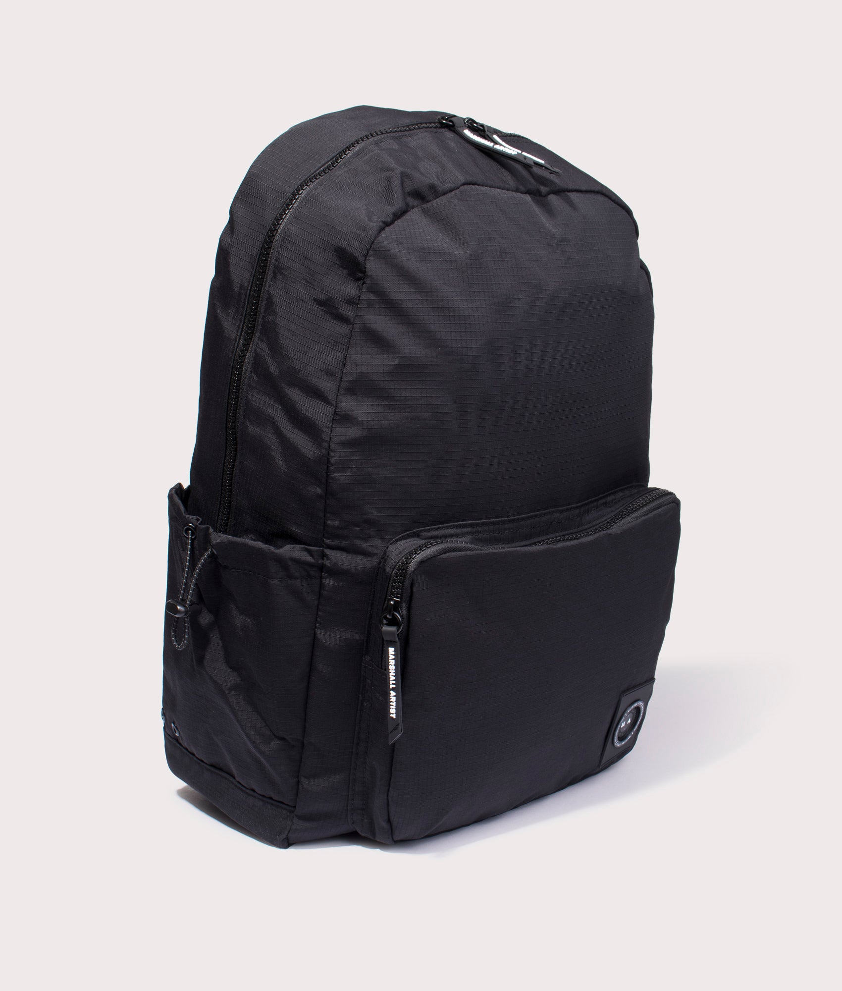 Marshall Artist Back Pack Black. Shot at EQVVS. 