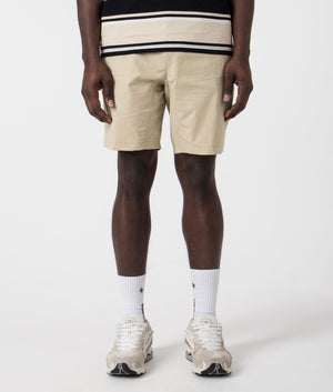 Frenzo Shorts in Sandstone by Marshall Artist. EQVVS Front Angle Shot.