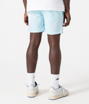 Signature Swim Shorts in Sky Blue by Marshall Artist. EQVVS Back Angle Shot.