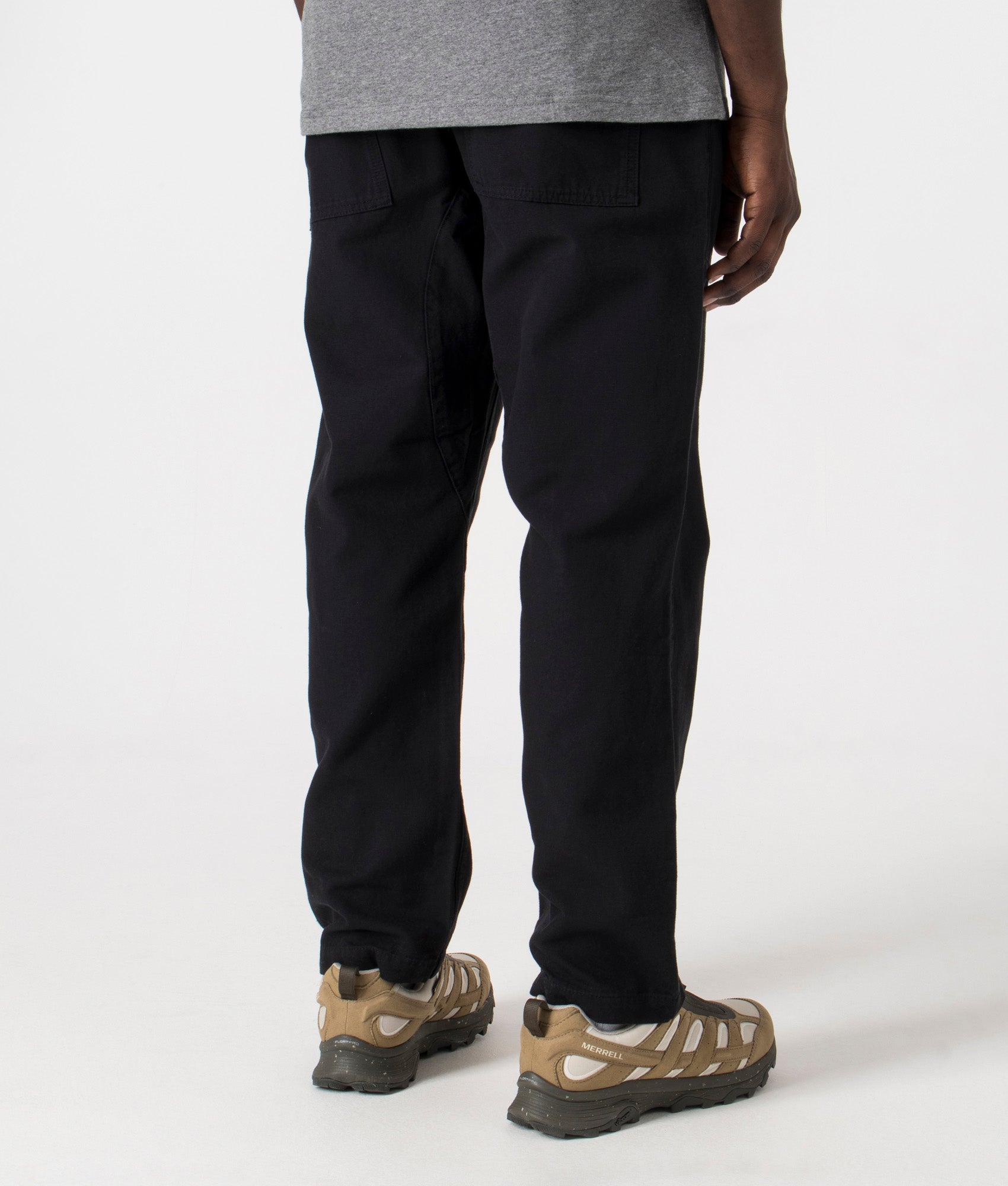 Service Works Canvas Chef Pants in Black at EQVVS back shot. 