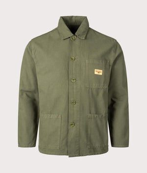 Service Works Canvas Coverall Jacket in Olive | EQVVS Menswear