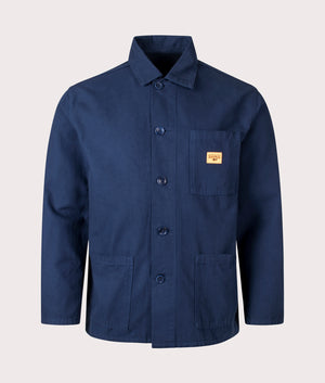 Service Works Canvas Coverall Jacket in Navy EQVVS Menswear